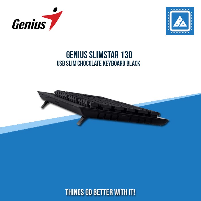 GENIUS SLIMSTAR 130 USB SLIM CHOCOLATE KEYBOARD BLACK GENIUS SLIMSTAR 130 USB SLIM CHOCOLATE KEYBOARD BLACK